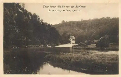 Germany Lauenheiner Muhle mit der Zschopau Gastwirtschaft