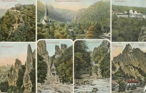 Germany different picturesque natural landscapes multi view