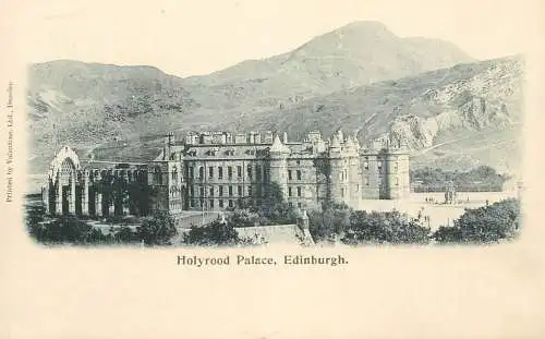 Scotland Edinburgh Holyrood palace