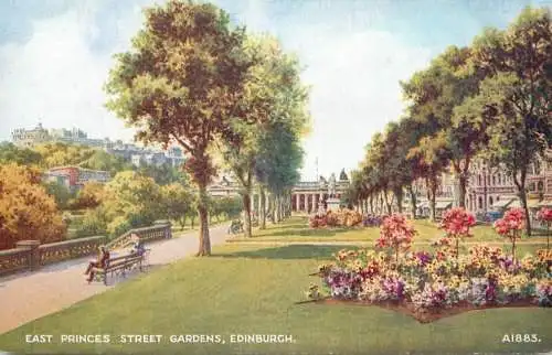 Scotland Edinburgh East princess street gardens