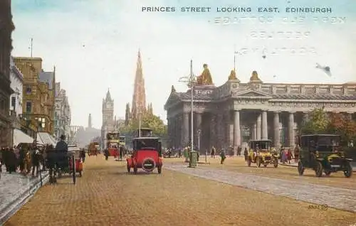 Scotland Edinburgh Princess Street tram