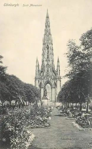 Scotland Edinburgh Scott monument
