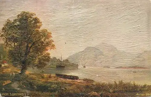 Raphael Tuck & Sons "Oilette" scenic postcard Loch Lomond