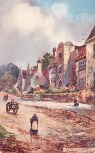 Raphael Tuck & Sons "Oilette" scenic postcard Petworth Sussex