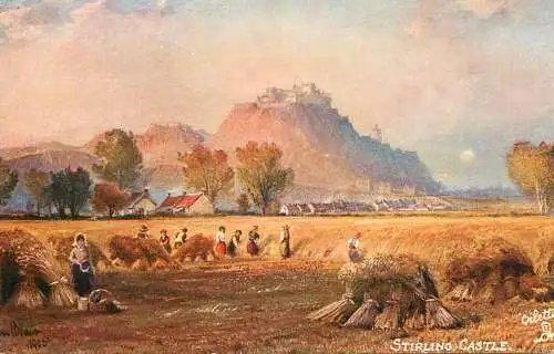 Raphael Tuck & Sons "Oilette" scenic postcard Stirling castle