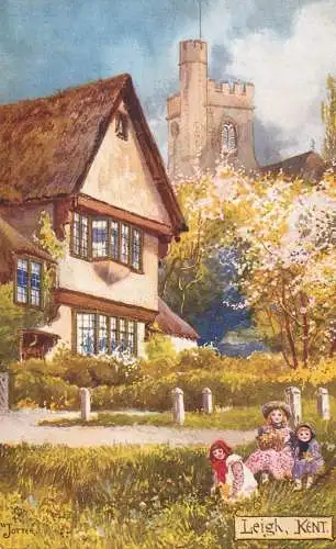 Raphael Tuck & Sons "Oilette" scenic postcard Leigh Kent