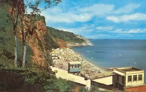 England Oddicombe cliff railway and beach