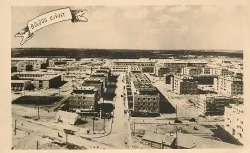 Postcard Hungary sztalinvaros