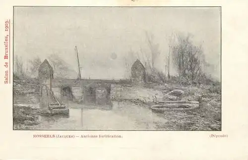 Postcard Belgium Rosseels Jacques ancienne fortification