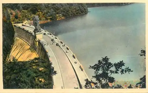 Postcard Belgium Gileppe barrage