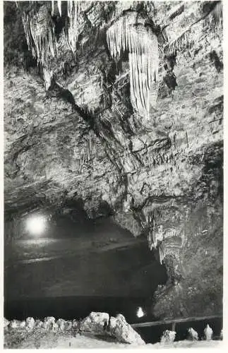 Postcard Belgium les grottes de Han sur Lesse la salle d'armes