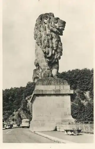 Postcard Belgium Gileppe  le lion et le lac