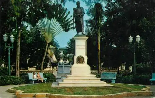 Panama Colon Simon Bolivar statue