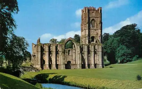 England Fountains Abbey ruins historical landmark