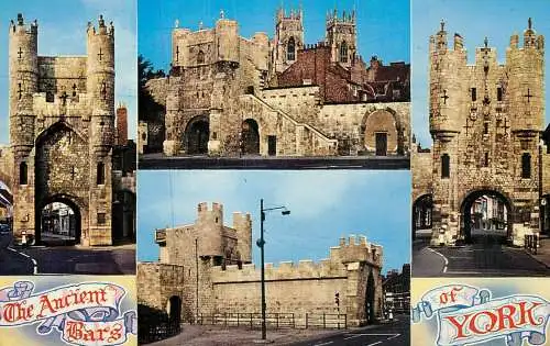 England The Ancient Bars of York multi view