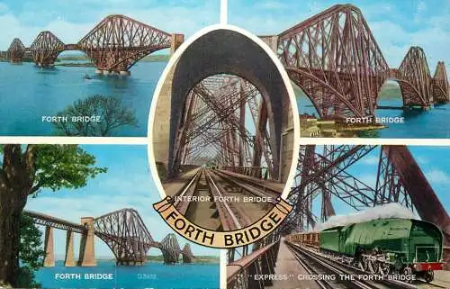 Scotland Forth Bridge multi view