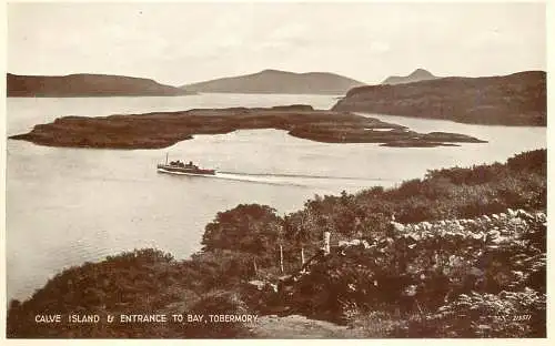 Scotland Tomberoy Calve Island & Entrance to Bay