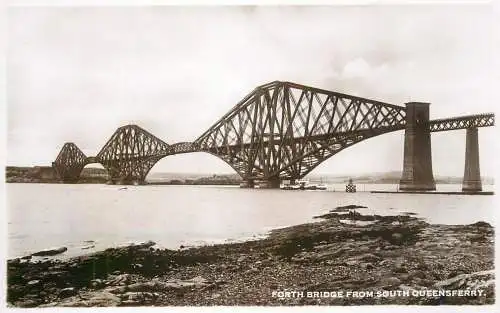 Scotland Forth Bridge from South Queensferry