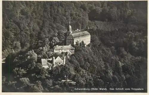 Germany Schwarzburg (Thuringen Wald) Das Schloss vom Trippstein