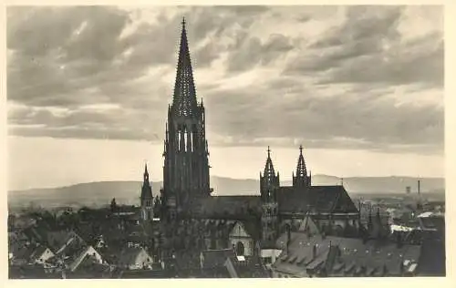 Germany Freiburg Munster Abendstimmung