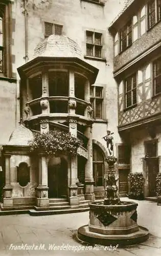 Germany Frankfurt am Main Romerhof Wendeltreppe