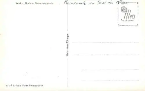 Germany Kehl am Rhein Rheinpromenade