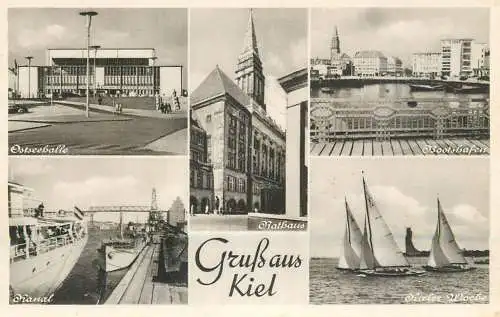 Germany Kiel Gruss aus multi view