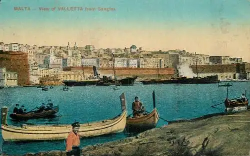 Malta Valetta from Senglea