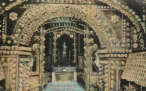Malta Valetta chapel of bones