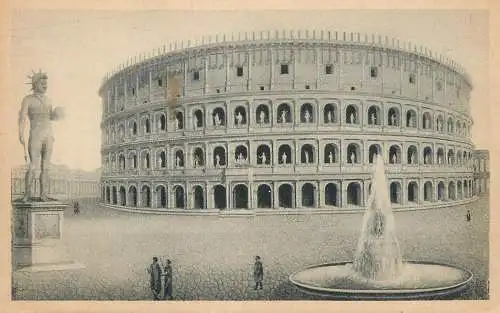Italy Roma Il Colosseo restaurato