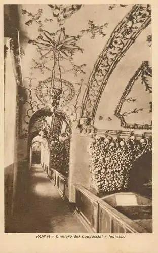Italy Roma Cimitero dei Cappuccini Ingresso
