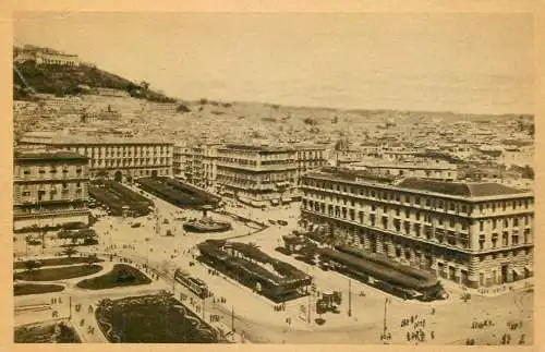Italy Napoli Piazza Muncipio e Castel S. Elmo