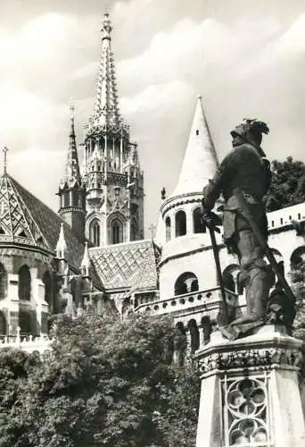 Hungary Budapest fisher bastion Hunyadi monument