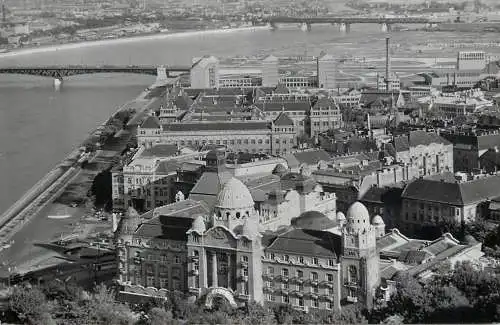 Hungary Budapest view Gellert mountain
