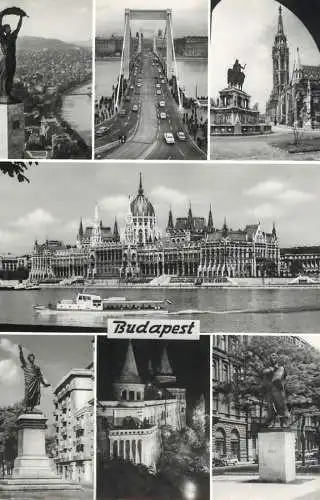Hungary Budapest Parliament bridge