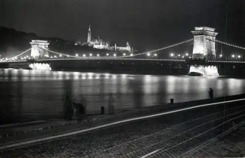 Hungary Budapest chain bridge