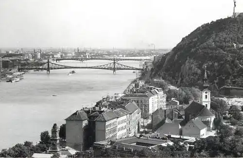 Hungary Budapest Danube bridges
