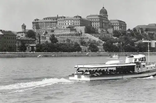 Hungary Budapest Buda castle cruise boat