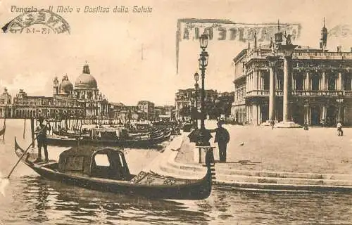 Italy Venezia Il Molo e Basilica della Salute