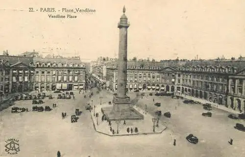 France Paris Place Vendome