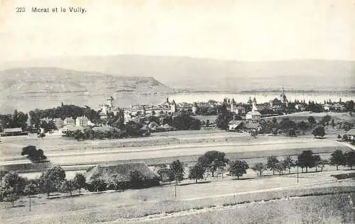 Switzerland Morat & Vully general view