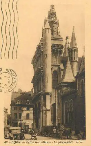 France Dijon Eglise Notre Dame Le Jacquemart