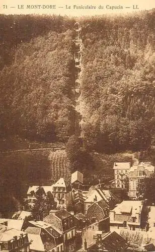 France Le Mont Dore Le Funiculaire du Capucin
