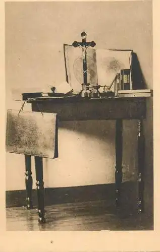 France Lisieux Blessed Therese's work-table kept in the blevedere at the "Buissonnets"
