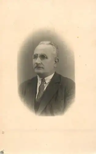 Romania souvenir photo postcard man portrait 1934 Calafat