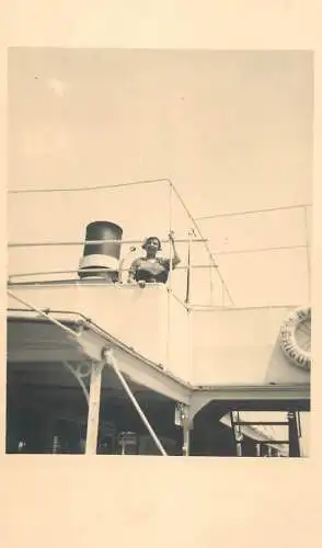 Romania souvenir photo postcard spre Giurgiu navigation