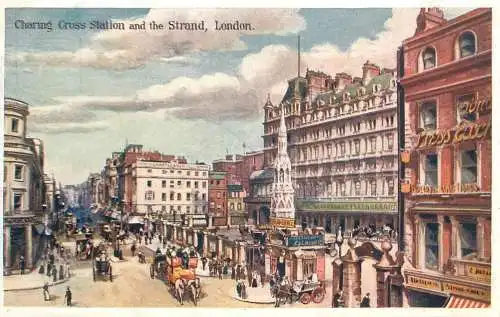United Kingdom England Charing Cross station the Strand