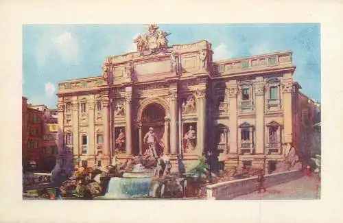 Italy Rome Trevi fountain