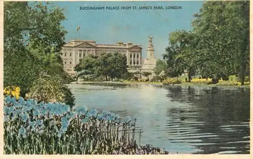 United Kingdom England London Buckingham Palace St. James Park