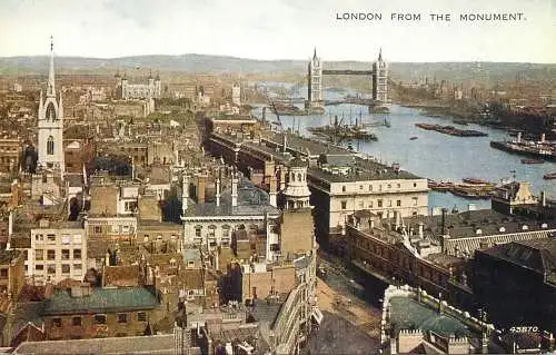 United Kingdom England London view from the Monument